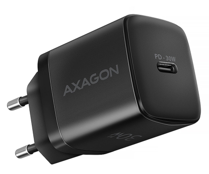 Ładowarka do smartfonów Axagon ACU-PD30, Sil 30W, 1x USB-C, PD3.0/PPS/QC4+/SFC/AFC/Apple